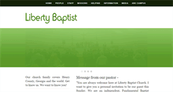 Desktop Screenshot of libertybaptist-ga.org